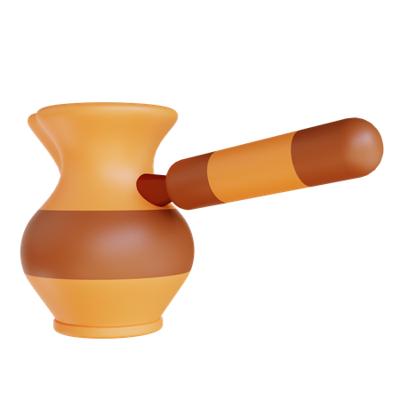 Turkish Coffee  3D Illustration