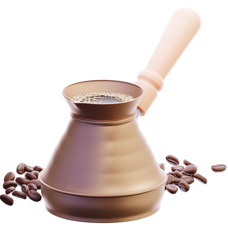 Turkish Coffee Pot  3D Icon