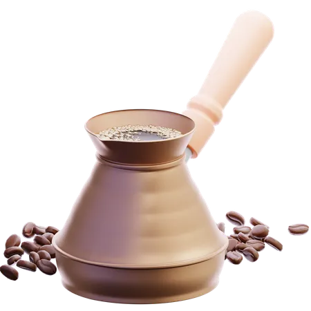 Turkish Coffee Pot  3D Icon