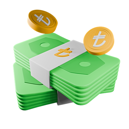 Turkish lira  3D Icon
