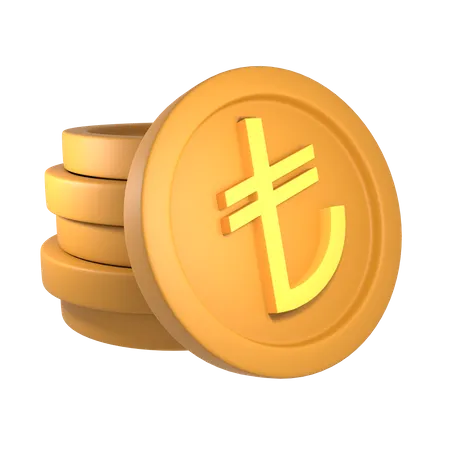 Turkish lira  3D Icon