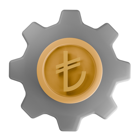 Turkish lira  3D Icon