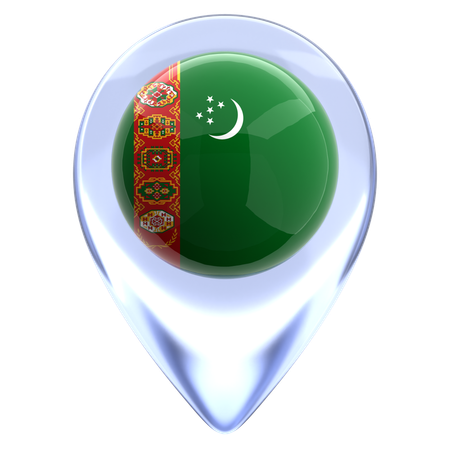 Turkmenistán  3D Icon