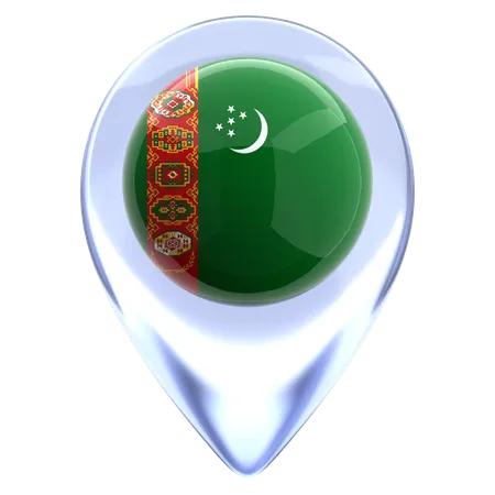 Turkmenistán  3D Icon