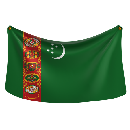 Turkmenistán  3D Icon