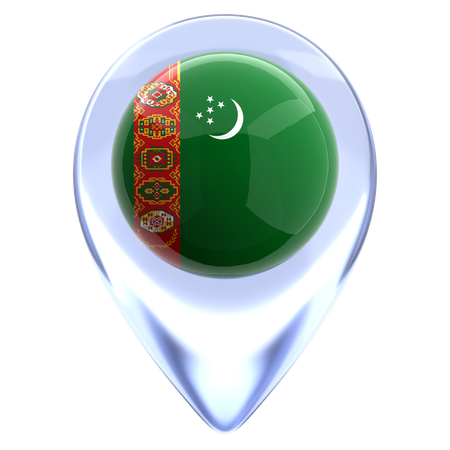 Turkmenistan  3D Icon