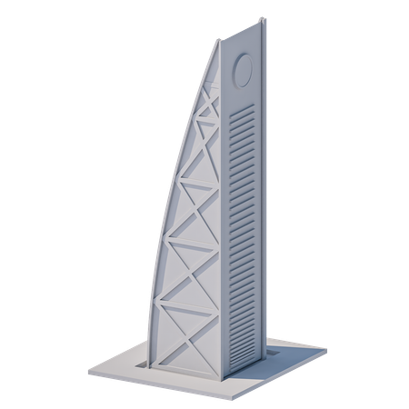 Turm Riad  3D Icon