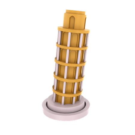 Turm von Pisa  3D Icon