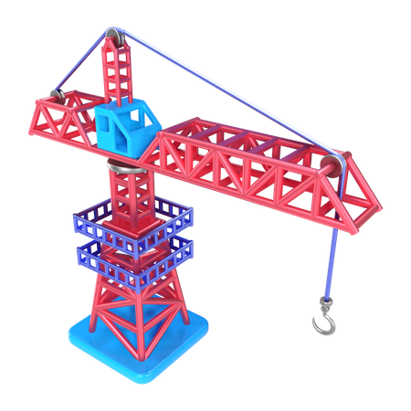 Turmdrehkran  3D Icon