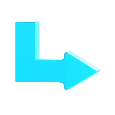 Turn Arrow  3D Icon