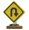 TURN BACK RIGHT SIGN