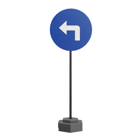 Traffic Sign 3 D Icon 3D Icon