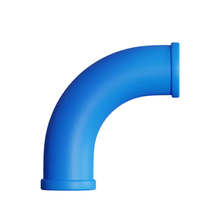 Turn Pipe  3D Icon