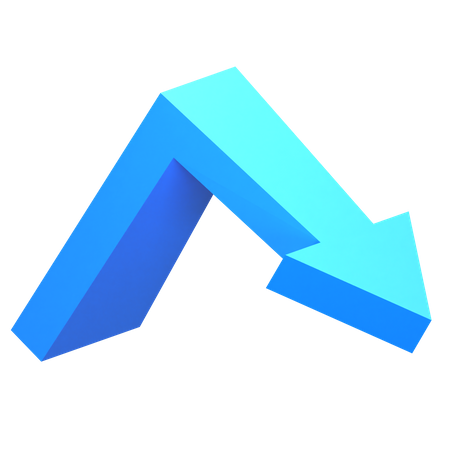 Turn Right Arrow  3D Icon