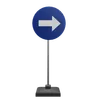 Turn Right Sign