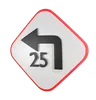 Turn with Advisory Speed