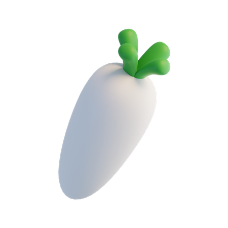 Turnip  3D Icon