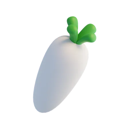 Turnip  3D Icon