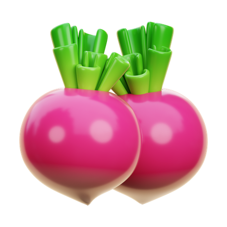 Turnip  3D Icon