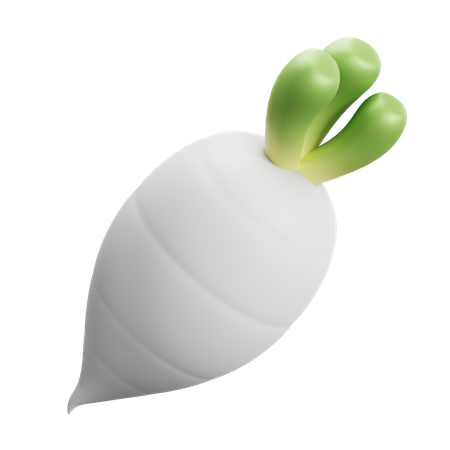 Turnip  3D Icon