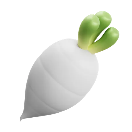 Turnip  3D Icon