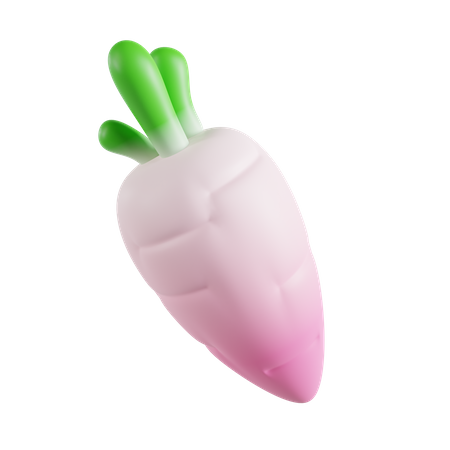 Turnip  3D Icon