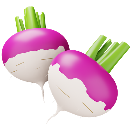 Turnip  3D Icon