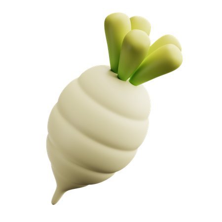 Turnip  3D Icon