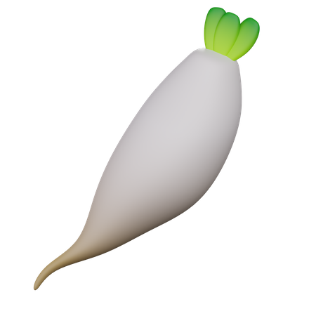 Turnip  3D Icon