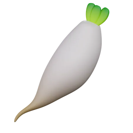 Turnip  3D Icon