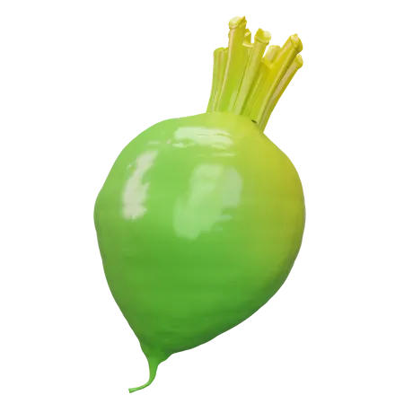 Turnip  3D Icon