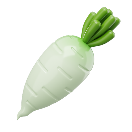 Turnip  3D Icon