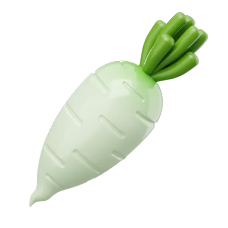 Turnip  3D Icon