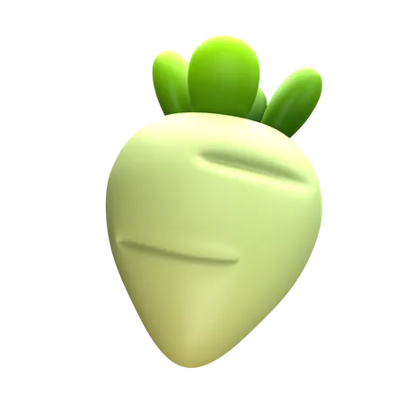 Turnip  3D Icon