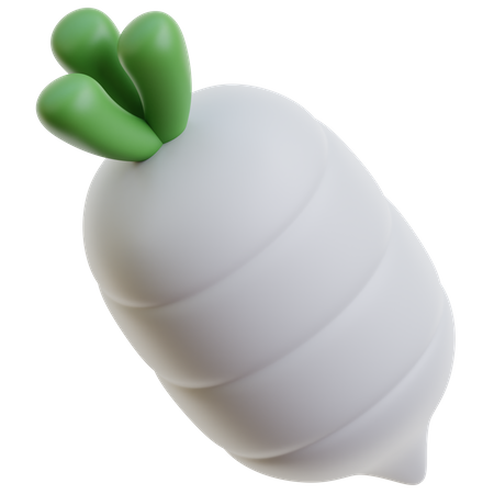 Turnip  3D Icon