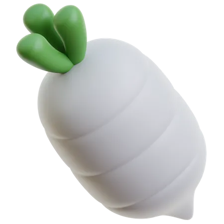 Turnip  3D Icon