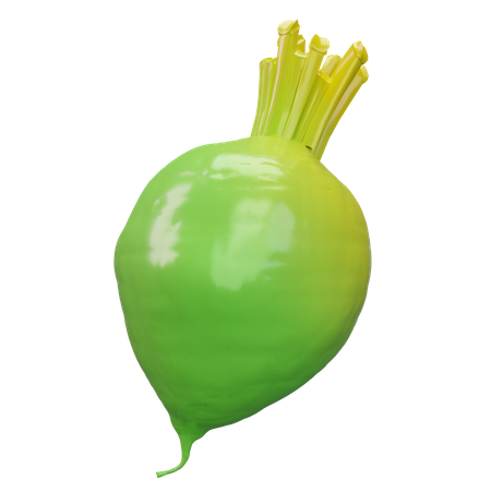 Turnip  3D Icon