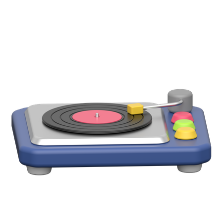 ターンテーブル  3D Icon