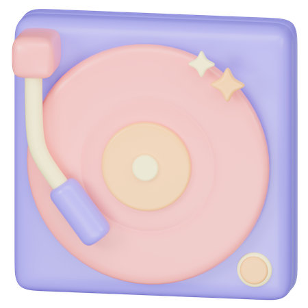 Turntable  3D Icon