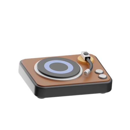 Turntable  3D Icon