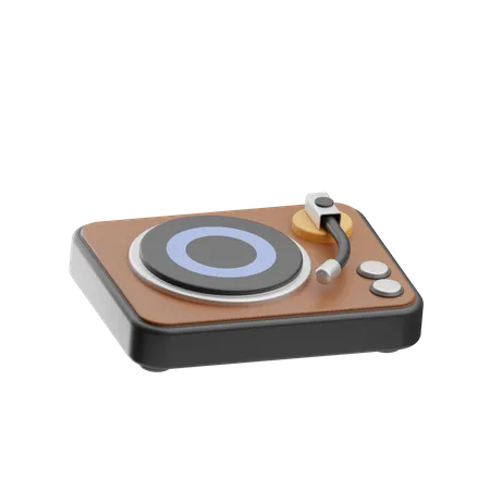 Turntable  3D Icon