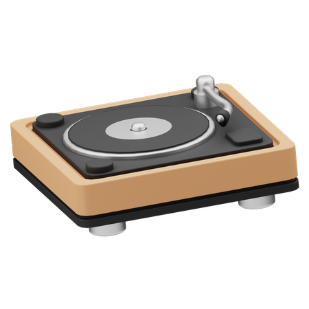 Turntable  3D Icon