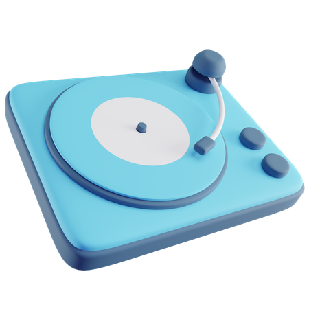 Turntable  3D Icon