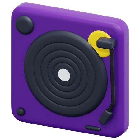 Turntable  3D Icon