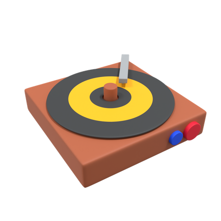 Turntable  3D Icon