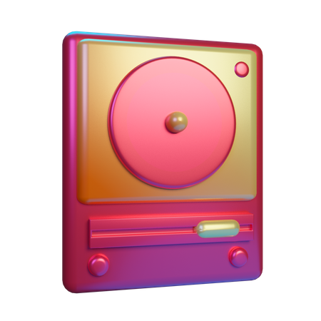 Turntable  3D Icon