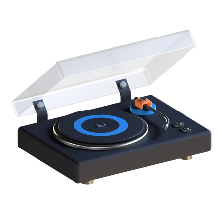 Turntable  3D Illustration