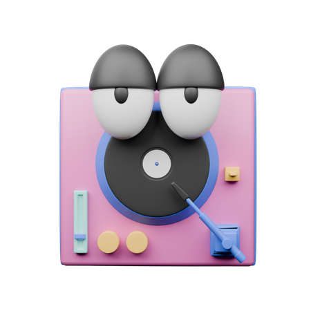 Turntable disc  3D Icon