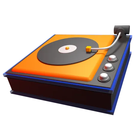 Turntable Player  3D Icon