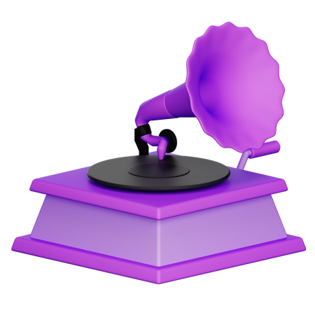 Turntable Player  3D Icon